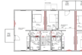 Grundriss li. und re. - Helle moderne 2 Zimmerwohnung mit Balkon im Grünen