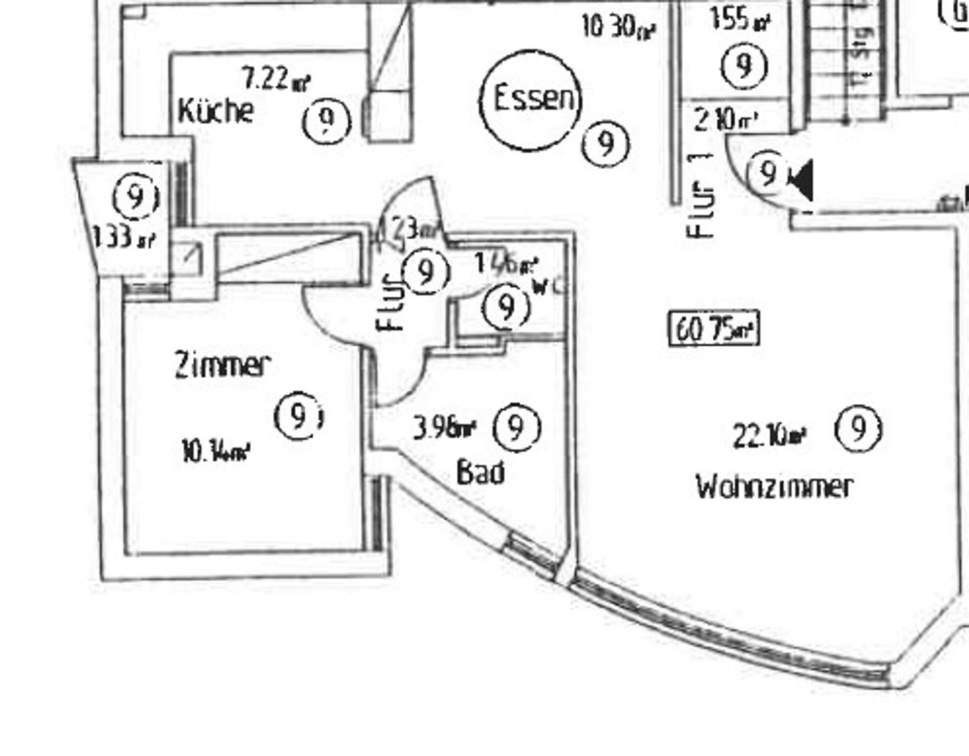 Grundriss WE 9